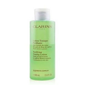 Clarins By Clarins Purifying Toning Lotion With Meadowsweet & Saffron Flower Extracts - Combination To Oily Skin --400ml/13.5oz For Women